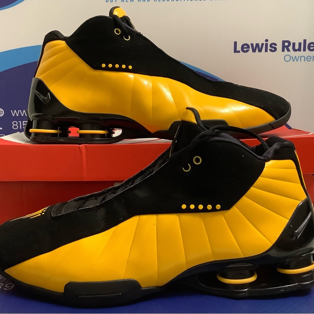 Nike Shox BB4 Black University Gold Men’s Size 14